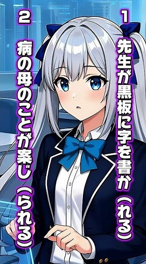 助動詞「れる・られる」1分以内に現代語文法復習〜視聴するだけで国語力アップ〜#中学受験 #高校受験 #国語 #文法 #文法問題 口語文法〜ＡＩ暴走中〜国語専門こくぷろちゃんねる-KokuPro.CH