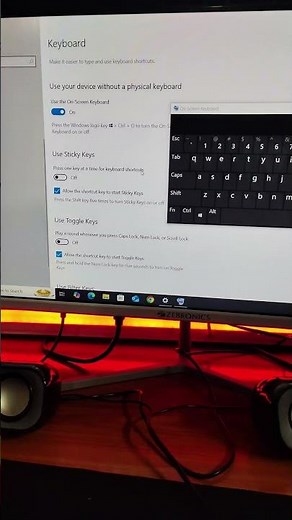 how to use pc without keyboard