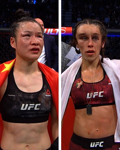 971K views · 366 shares | #OnThisDay last year: The greatest female fight in history! Joanna Jedrzejczyk vs Weili Zhang went to war! | UFC | Facebook
