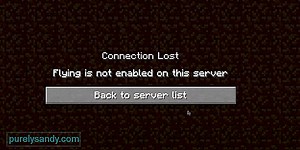 Minecraftのこのサーバーエラーで飛行を修正する3つの方法が有効になっていません