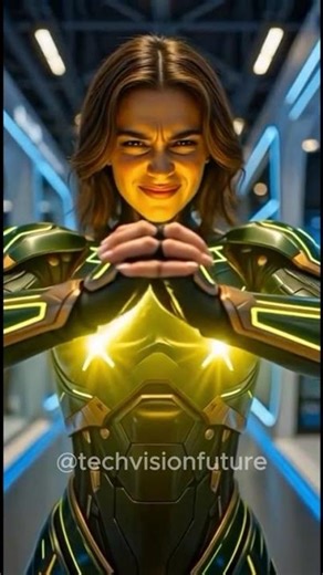 GAROTA CIBERNÉTICA MOSTRA SEU PODER