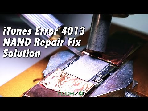 iPhone 6 NAND iTunes Error 4013 Fix Solution • Complete Video • HD •
