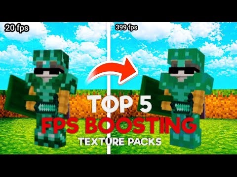 Top 3 FPS Boosting Texture Packs for Minecraft 400+ FPS