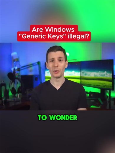 The way KMS work is also why many windows and office pirated software use KMS to active the product with a generic key #tech #windows #software #fix #thiojoe