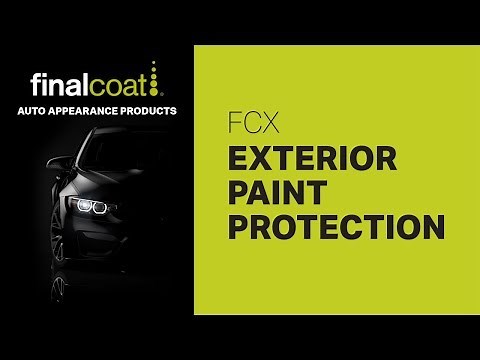 Final Coat Automotive Appearance Products - FCX Exterior Paint Protection
