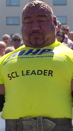 The Kind Of Strength That Doesn't Exist In Normal People 😲💪 #strongmanchampionsleague