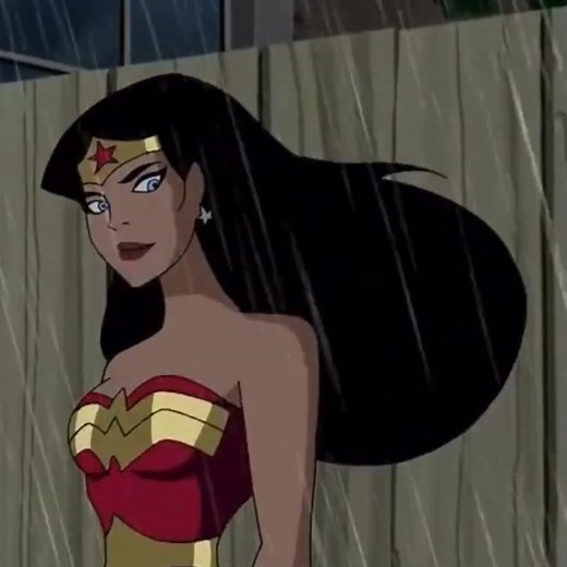Wonder Woman (DCAU) Wind her Hair Animation (3)