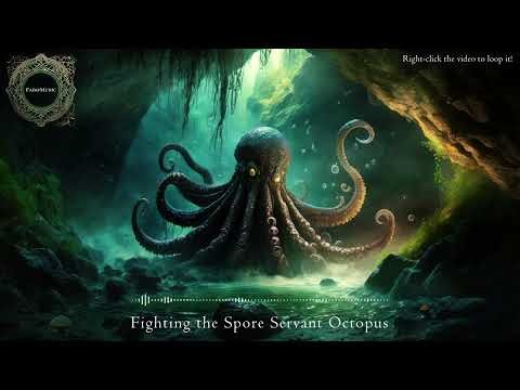 Fighting the Spore Servant Octopus | Unofficial Dragons of Stormwreck Isle | Loop | D&D Battle Music