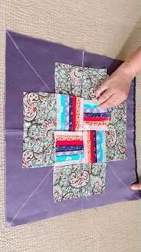 😱വേസ്റ്റ് തുണികൾ കൊണ്ടുള്ള കിടിലൻ ഐഡിയ | Diy Patchwork Cushion Cover Making#diy #patchworkcushion