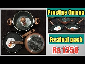 Prestige Omega Festival Pack Cookware set | Induction Bottom Non Stick Cookware set | Cookware set