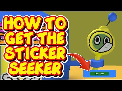 HOW TO GET THE STICKER SEEKER in BEE SWARM SIMULATOR
