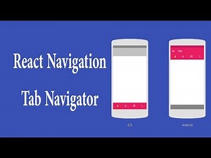 react navigation tab navigator with examples