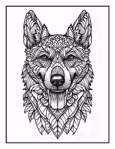Animal Mandala Adult Coloring Book - Nature-inspired Designs, 50 Pages, 8.5x11in, Spiral Bound, Stress Relief, Artistic Mindfulness - Etsy