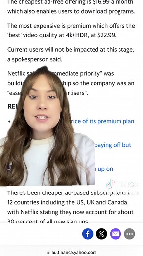 Netflix Australia: Cheapest Plan Replaced with Ad-Based Model