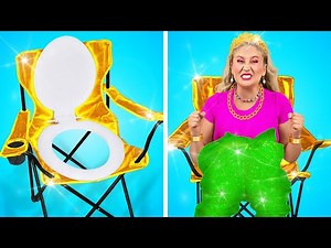 RICH vs POOR CAMPING HACKS - Genius SUMMER Pranks | Funny Challenges by TeenVee