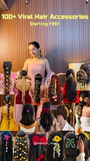 100+ Viral Hair Accessories💕🌸#shorts #meesho #fashion