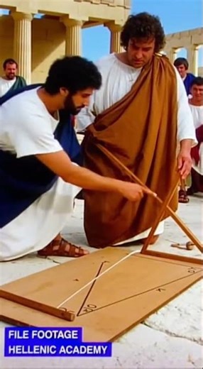 The Pythagorean theorem Proven #greek #mathematics #sora2