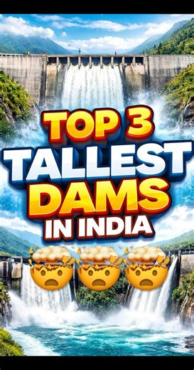 🔥 Top 3 Tallest Dams in India 🇮🇳 | Massive Engineering Wonders!