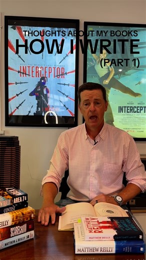Matthew Reilly on Instagram: "So how do you write a novel?? Here’s how I do it! #howtowriteabook #matthewreilly #books #authors"
