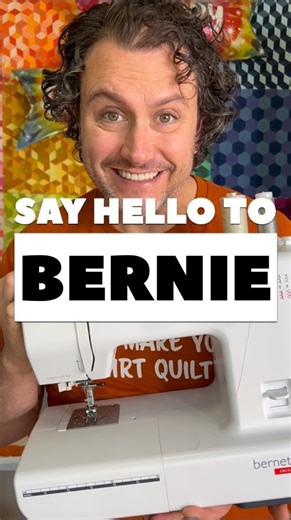Everybody say hello to Bernie!!!! He is the first of my @bernetteusa machines (B33) to be named and I love him and we have become fast friends. And if you're looking for a starter machine or a new entry model, this is the one. And it's on sale for $199 through May 30th, so head to the link in my profile if you're considering. Happy sewing everybody! Love ya mean it. #sewistsofinstagram #bernette | Mx Domestic