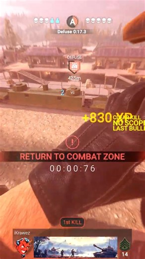 I hit a TRICKSHOT on World War Legion... 🔥