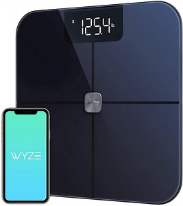 Wyze WHSCL1 Smart Scale Body Fat Digital WiFi Scale and Weight Composition Wireless Black