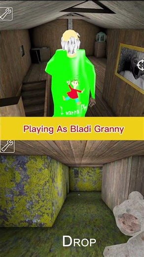Playing As Bladi Granny 🔥 Part 1 #granny #gaming #horrorgaming