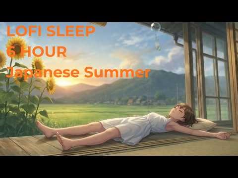 6 Hours DEEP SLEEP ASMR 睡眠用BGM🌙 Evening Cicadas & Wind Chimes Japanese Summer Ambience 夕暮れのヒグラシと風鈴