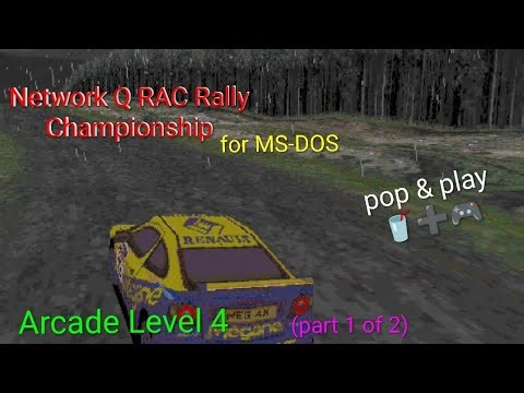 Arcade Level 4 (part 1/2) - Network Q RAC Rally Championship (MS-DOS) via DOSBox Pure and RetroArch