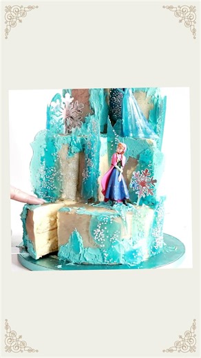Frozen Torte Selbermachen mit TorteMich #frozen #kindergeburtstag