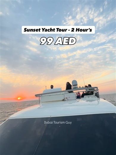 Two hours on a yacht is all you need to reset 🛥️ Sea breeze, skyline views, music on and time to just relax 🌊🎶 Perfect for friends, couples or anyone who wants a calm escape on the water 📸🥂 Book now and enjoy a 2-hour yacht trip in Dubai ✨