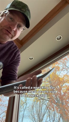 LumberStash on Instagram: "How to turn your Wrecking Bar into a Doesn’t Wreck Things Bar. #lumberstash #deconstruction #salvage #reuse"