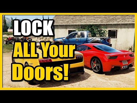 How to Lock Cars Doors & Keep People out of Vehicle in GTA 5 Online (Fast Tutorial)