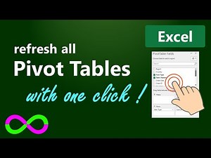 Refresh Excel Pivot Table with just one click