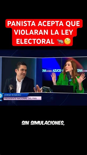 He messed up live on air, admitting they violated the electoral law 🐀🙄🇲🇽 #4t #amlo #mexico #claud...
