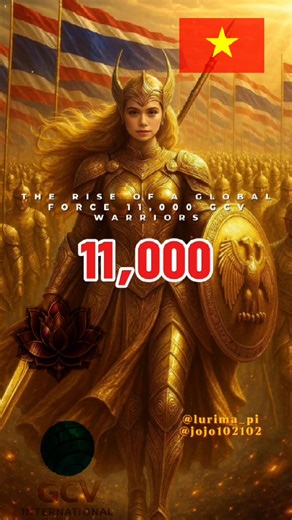 The Rise of a Global Force: 11,000 GCV Warriors Uniting for Freedom I am thrilled to share that the GCV Warrior movement continues to grow at an unprecedented pace. Just last week, I set new goals for two countries — Vietnam and Thailand — and I am proud to say that both accepted their missions with pride, honor, and unwavering commitment. Vietnam has stepped forward with a powerful pledge of 3,000 Warriors, ready to serve and protect the vision of the GCV movement. This incredible progress is g
