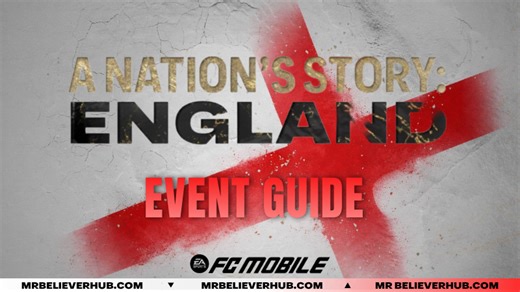 NATION STORY ENGLAND - EVENT GUIDE WITH TRIVIA ANSWERS - FC MOBILE 26