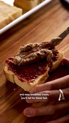 Inspired by bostock, the French pastry of syrup-soaked brioche baked with almond cream, and buttery British bakewell tart filled with raspberry jam and frangipane, this treat takes the best of both. Get Sheela Prakash’s recipe for Raspberry Almond Brioche Toasts on NYT Cooking. #brioche #toast (Video by @Phillip Tang)