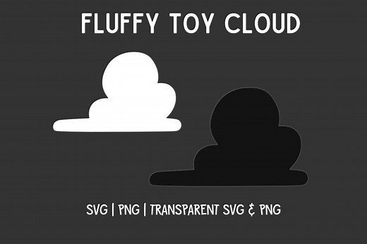 Toy Story Cloud SVG: Nursery Clipart, White Cloud Outline (digital Download) - Etsy