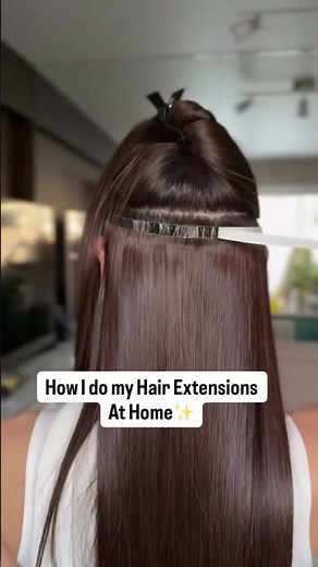 How to Apply and Wear Tape-In Hair Extensions?#hairextensions #hairtutorial #hairtok #hairstyle #fyp