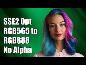 SSE2 Optimization: Convert RGB565 to RGB888 Without Alpha Channel