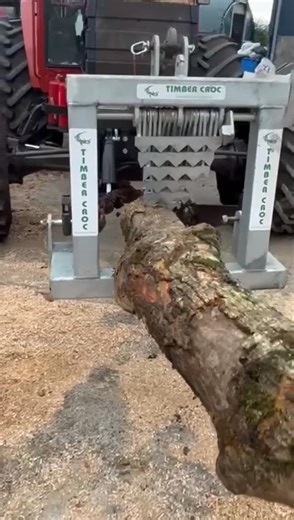 Timber Croc on Instagram: "Another Christmas gift that will last a lifetime 🎁 If they're moving volume, not just cutting firewood, they need equipment that can keep up. The Galvanised Timber Croc 3 Point Link Cat 2 mounts to their tractor's three-point linkage. Handles logs up to 22 inches. 106kg of galvanised steel built for serious work. Let the machine take the strain. Save their back. Professional operations run on equipment like this. Built in Ireland. Engineered to last decades. Link in b