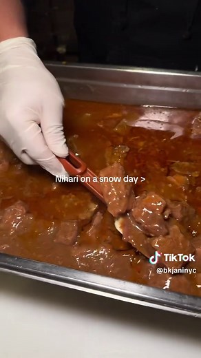 Enjoy Nihari Sandwiches on a Perfect Snow Day
