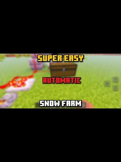 Easy Automatic Snow Farm In Minecraft 1.21(Tutorial) #shorts #minecraft