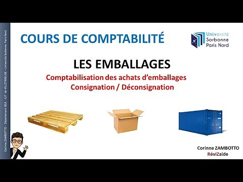 Cours de comptabilité - factures avec emballages - Consignation et déconsignation - BTS/GEA/DCG