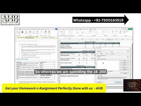 Maxwell Training | Excel Module 9: SAM Project 1a |