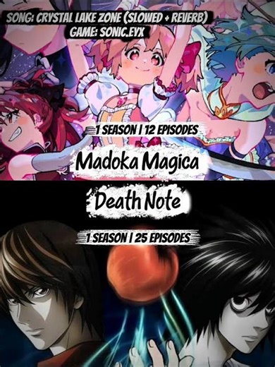 Madoka Magica Vs Death Note #shorts