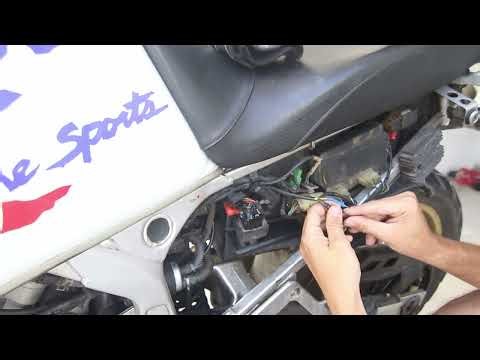 XRV750 starter solonoid and rectifier wires fix