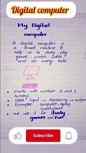 Digital Computer Explained | What is Digital Computer? | Types & Uses | Computer Basics#shortvideo