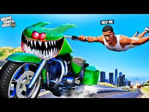 Franklin BIKE Is A Cursed KILLER Bike GTA 5! | Lovely gaming